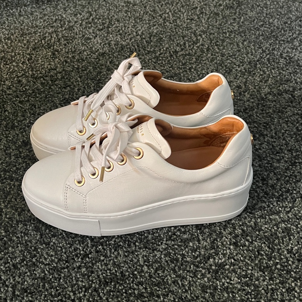 White Platform Sneakers